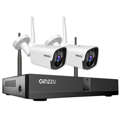 Беспроводной комплект видеонаблюдения GiNZZU HK-4203W
