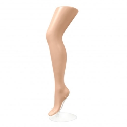 Манекен нога женская пластик, телесный