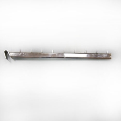 Кронштейн наклонный 9 штырьков на овальную трубу, хром (Арт.U648)