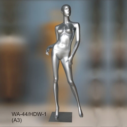 Манекен ростовой женский, серебро (Арт.WA-44/HDW-1(A3))